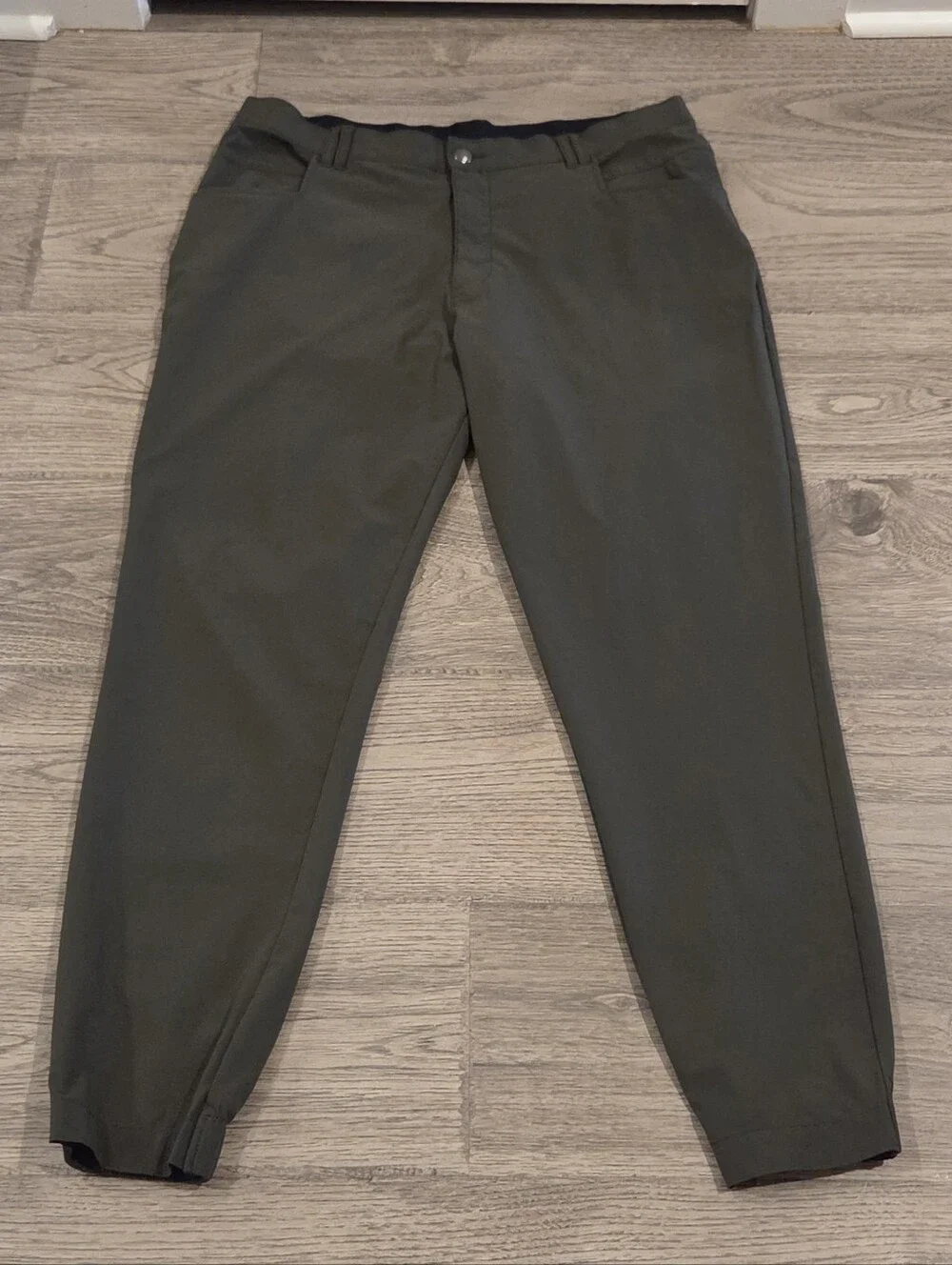 BYLT Premium Basics Ace Jogger Pants - Olive Green - Size 36